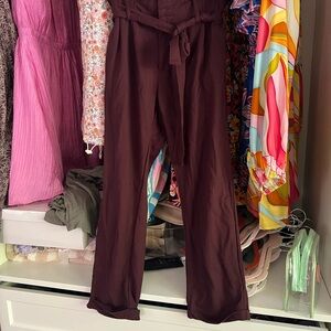 Women's Burgundy Pants